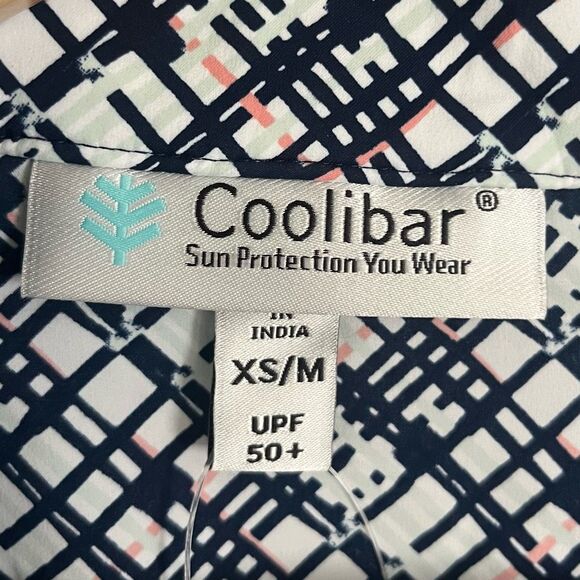 Coolibar Siesta Key Kijama Robe Plaid Check XS-M - Picture 5 of 7